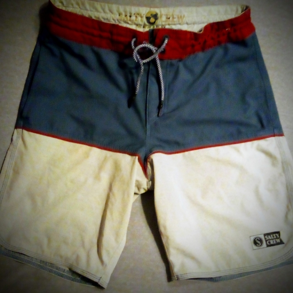 Salty Crew swim trunks size 28